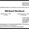 Herbert Michael 1904-1995 Todesanzeige